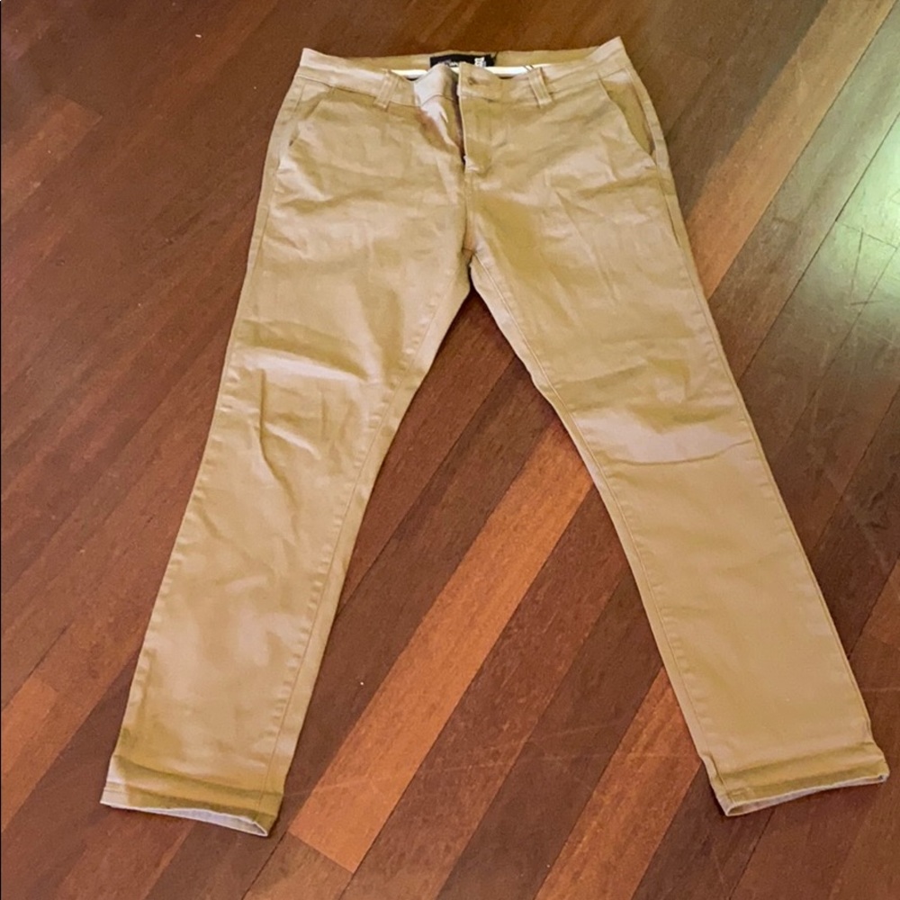 Men’s skinny taper cropped chino